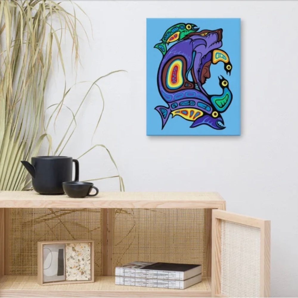 “Wolf Clan Visionary”Mark Anthony Jacobson Native Art print Limited Edition